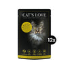 CAT’S LOVE Adult Mix Kalb und Pute im Beutel