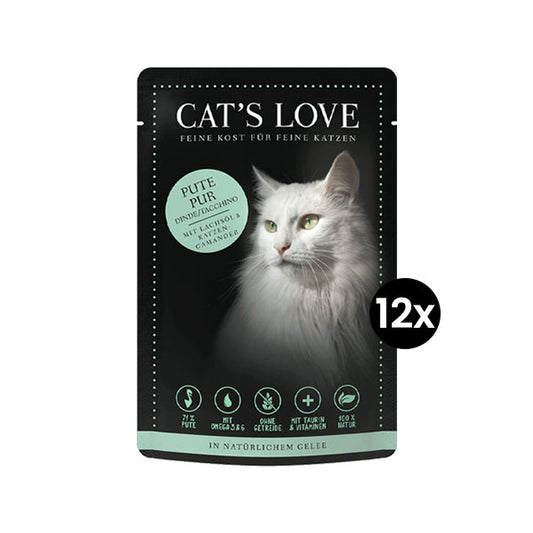 CAT'S LOVE Adult Pur Turkey in a pouch