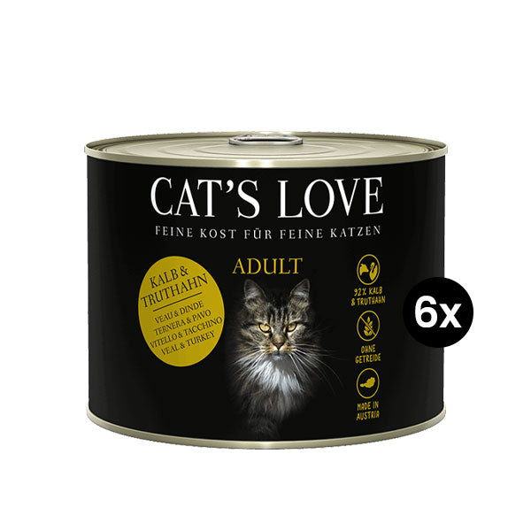 CAT'S LOVE Adult Mix Veal and Turkey