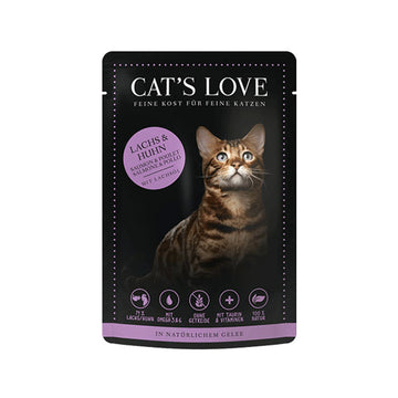 CAT’S LOVE Adult Mix Lachs und Huhn im Beutel
