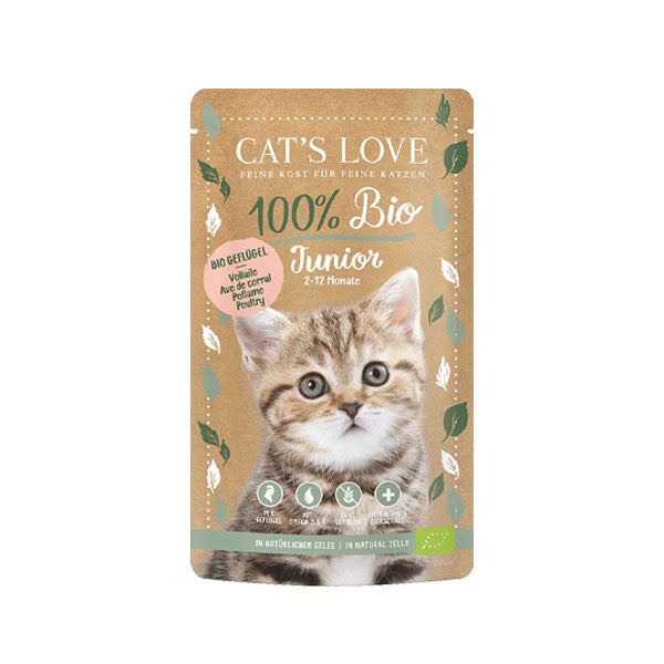 CAT'S LOVE Junior Organic Poultry