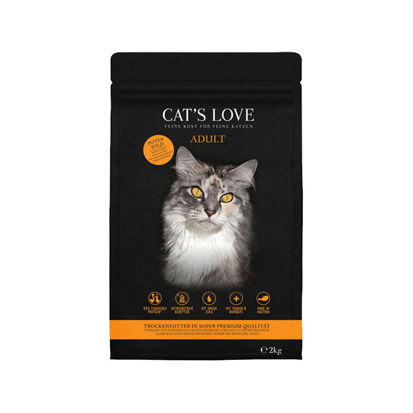 CAT'S LOVE Dry Adult Turkey &amp; Game