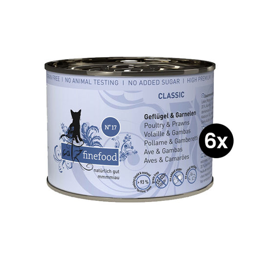 CATZ FINEFOOD Classic Nr. 17 Geflügel & Garnelen