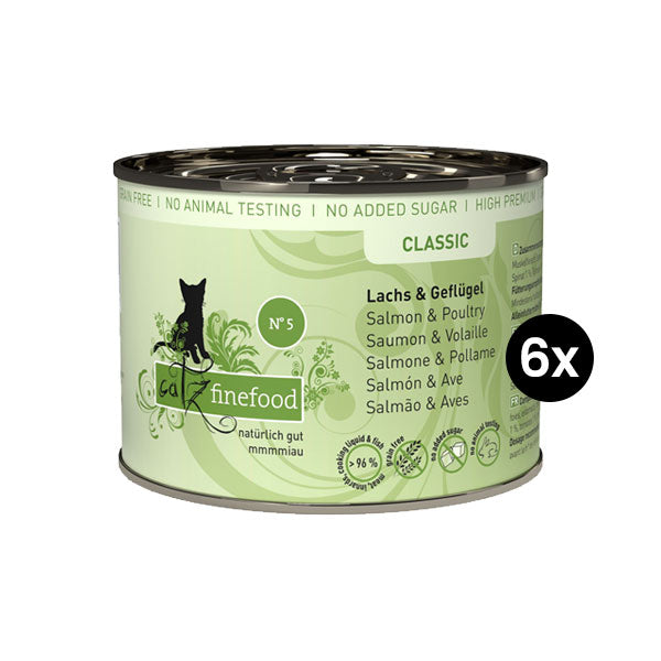 CATZ FINEFOOD Classic No. 5 Salmon &amp; Poultry