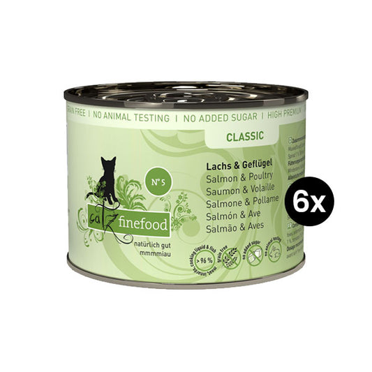 CATZ FINEFOOD Classic No. 5 Salmon &amp; Poultry