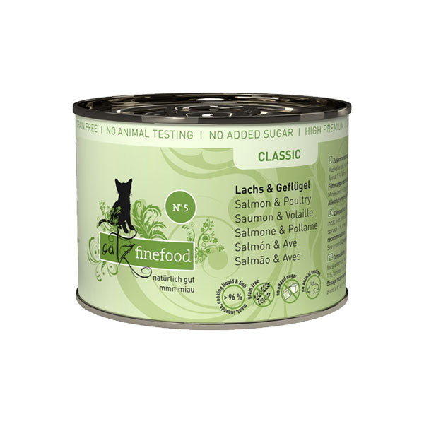CATZ FINEFOOD Classic No. 5 Salmon &amp; Poultry