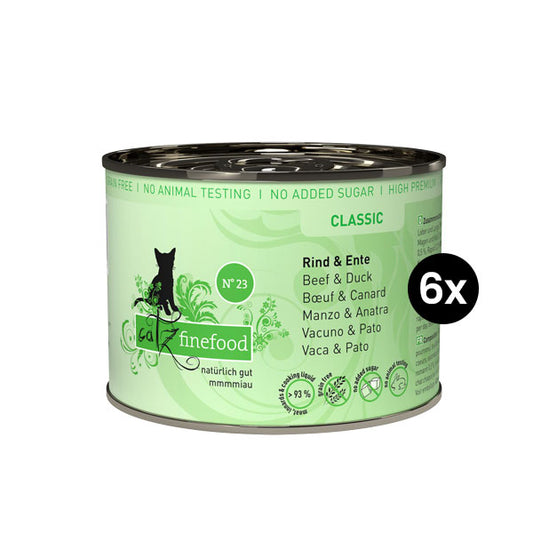CATZ FINEFOOD Classic Nr. 23 Rind & Ente