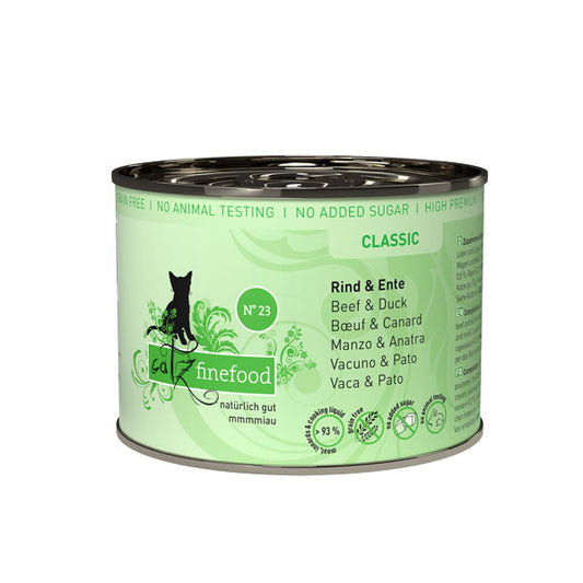 CATZ FINEFOOD Classic Nr. 23 Rind & Ente