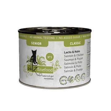 CATZ FINEFOOD Senior Nr. 5 Lachs und Huhn