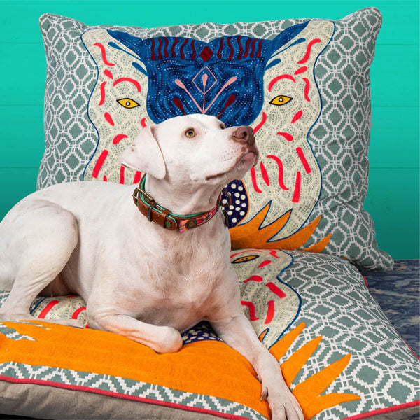 DOG WITH A MISSION Rocking Tiger Lounger Cushion