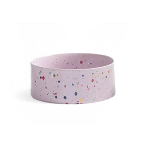 GOLDENWAY ceramic feeding bowl with wooden base