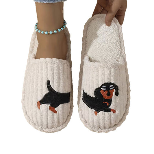 GOLDENWAY slippers dachshund