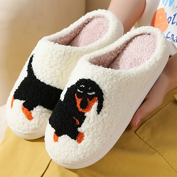 GOLDENWAY slippers dachshund
