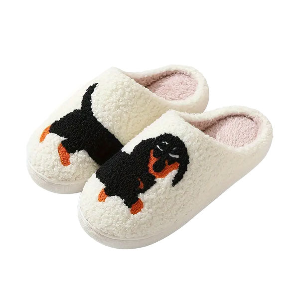 GOLDENWAY slippers dachshund