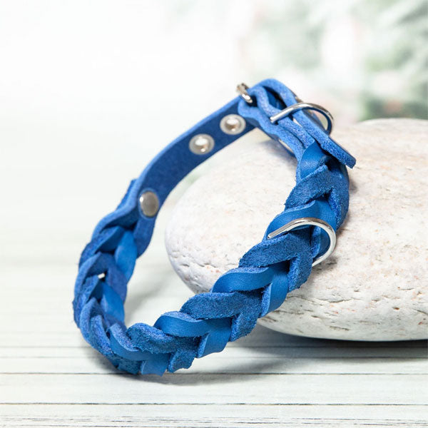 GOLDENWAY dog collar, braided 