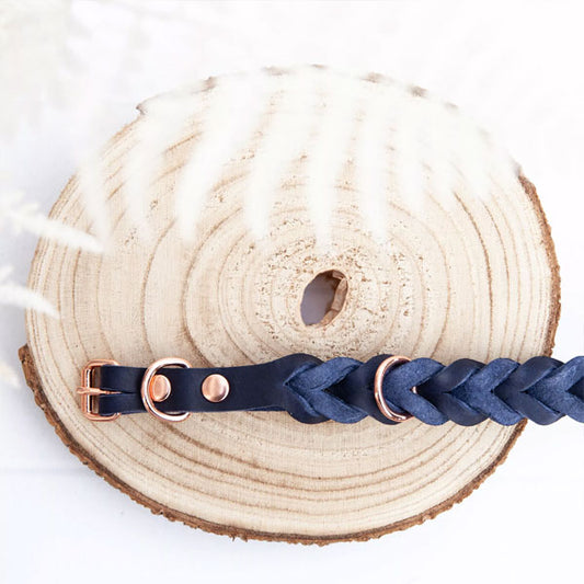 GOLDENWAY dog collar, braided 