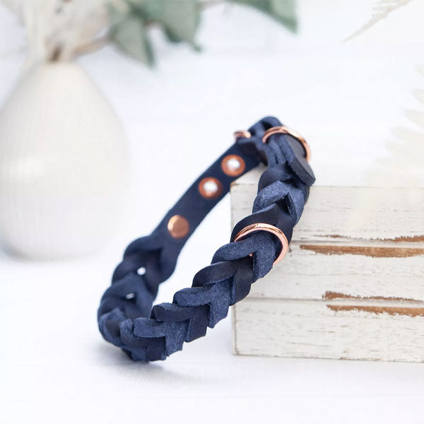 GOLDENWAY dog collar, braided 