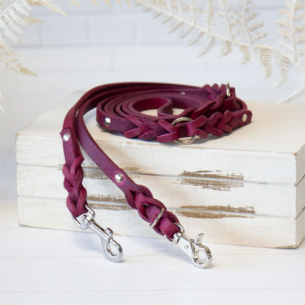 GOLDENWAY dog leash, braided