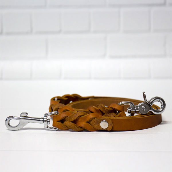 GOLDENWAY dog leash, braided