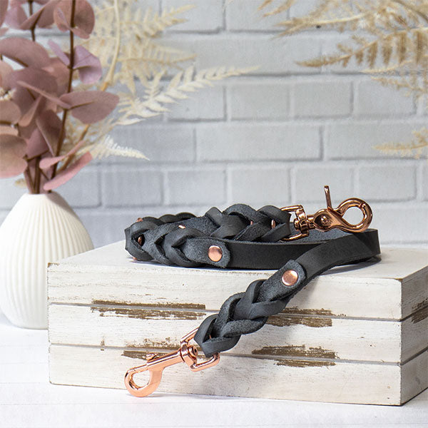 GOLDENWAY dog leash, braided