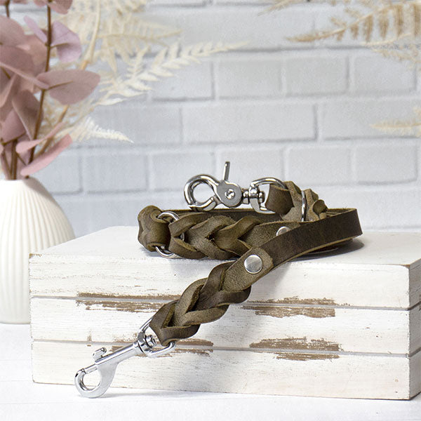 GOLDENWAY dog leash, braided