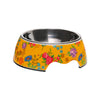 GOLDENWAY Futternapf mit Blumen Design