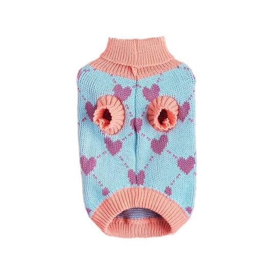 GOLDENWAY sweater with hearts