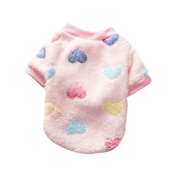 GOLDENWAY Plüschpullover mit Herzen