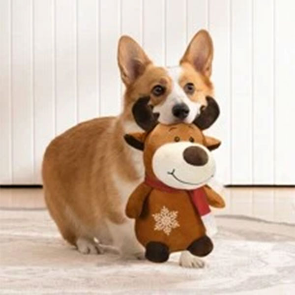 GOLDENWAY Christmas Reindeer with Scarf