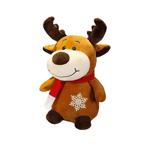 GOLDENWAY Christmas Reindeer with Scarf