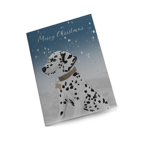 GOLDENWAY Christmas card Dalmatian 