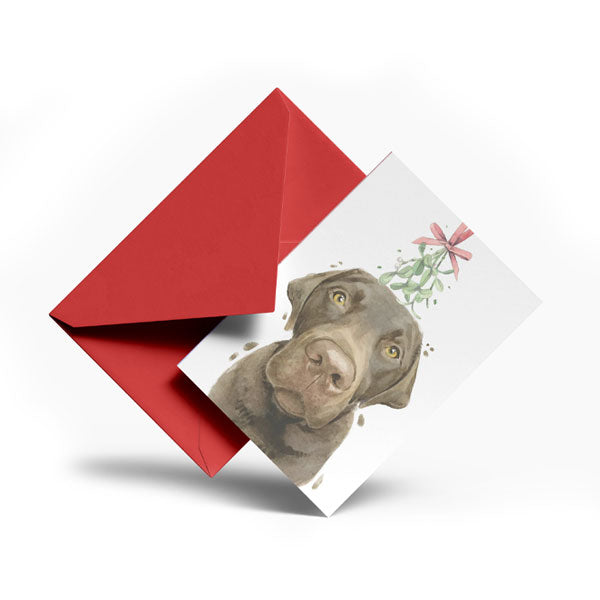 GOLDENWAY Christmas card Mistletoe