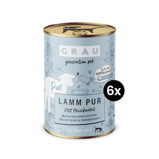GRAU Hund Adult Lamm Pur
