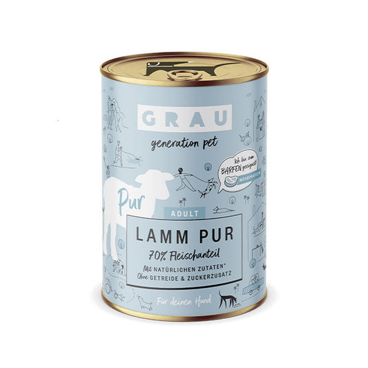 GRAU Hund Adult Lamm Pur