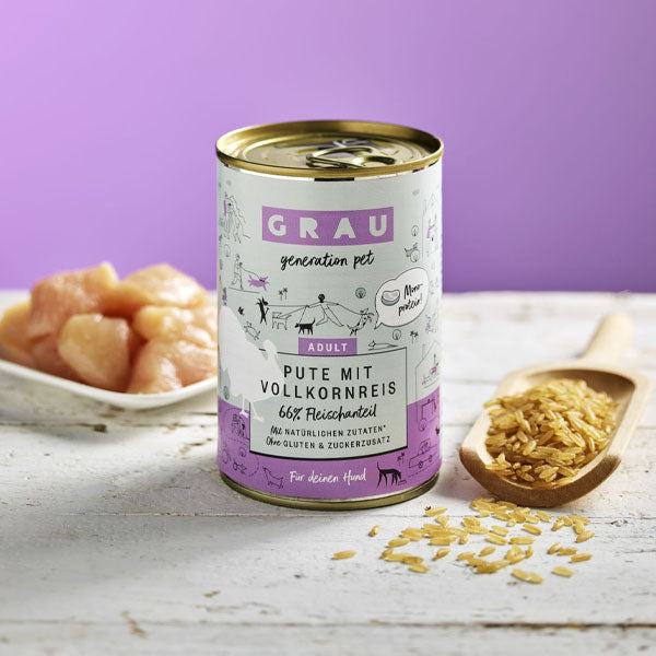 GRAY Dog Adult Menu Turkey