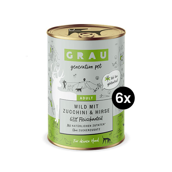 GRAY Dog Adult Menu Wild