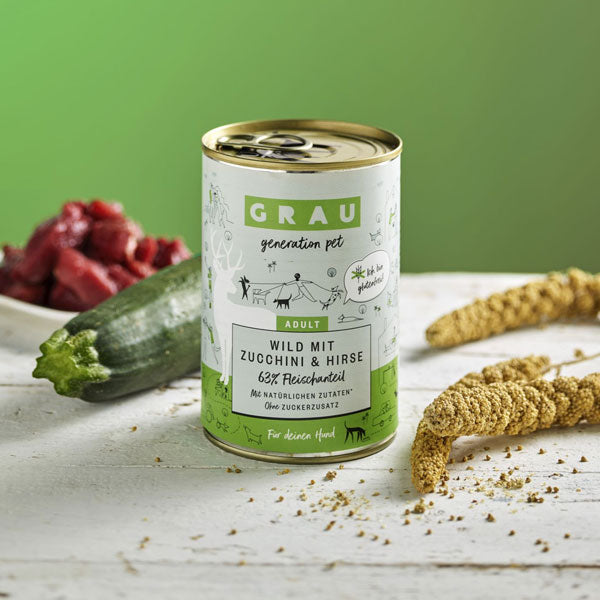 GRAY Dog Adult Menu Wild