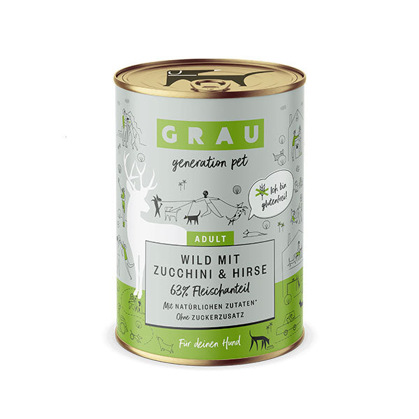 GRAY Dog Adult Menu Wild