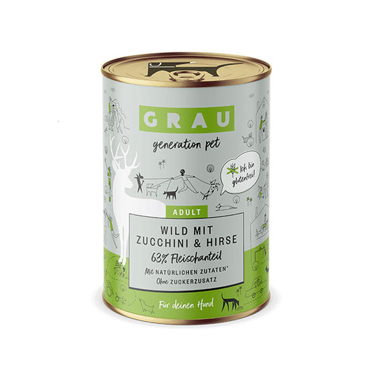 GRAY Dog Adult Menu Wild