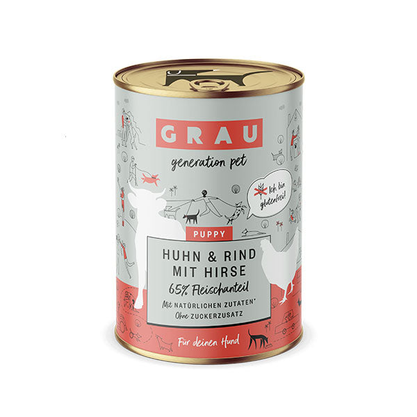 GRAU Dog Junior Chicken, Beef &amp; Millet 
