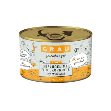 GRAU Katze Adult Geflügel mit Vollkornreis