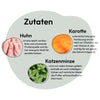 GRAU Katze Adult Huhn, Karotten und Katzenminze