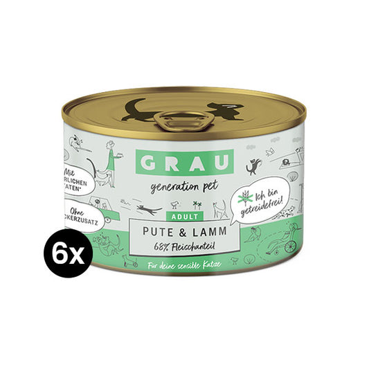 GREY Cat Adult Turkey and Lamb