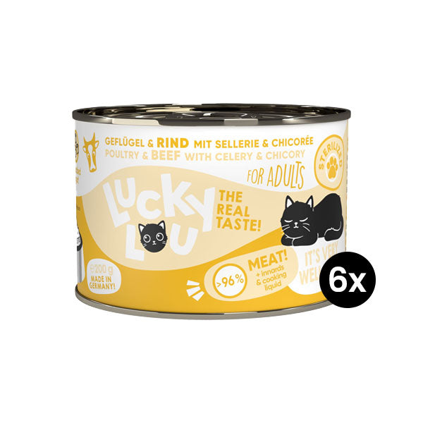 LUCKY LOU Sterilized Chicken &amp; Beef