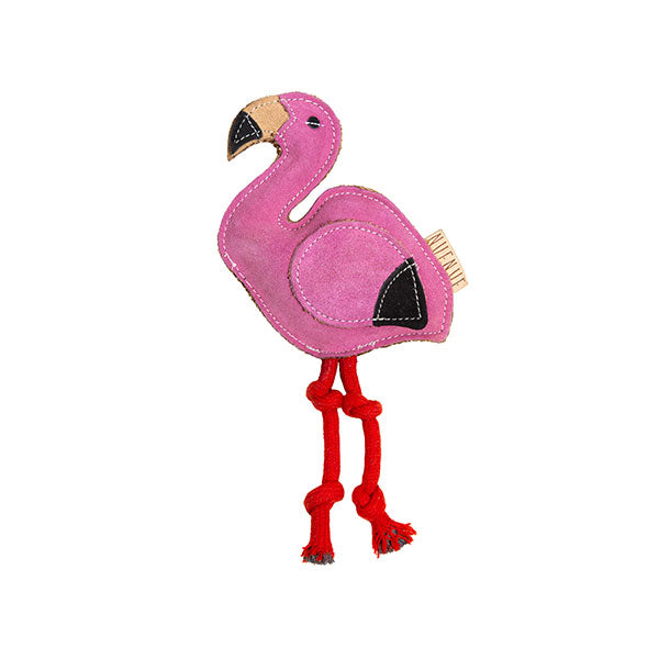 NUFNUF Suede Toy Flamingo 